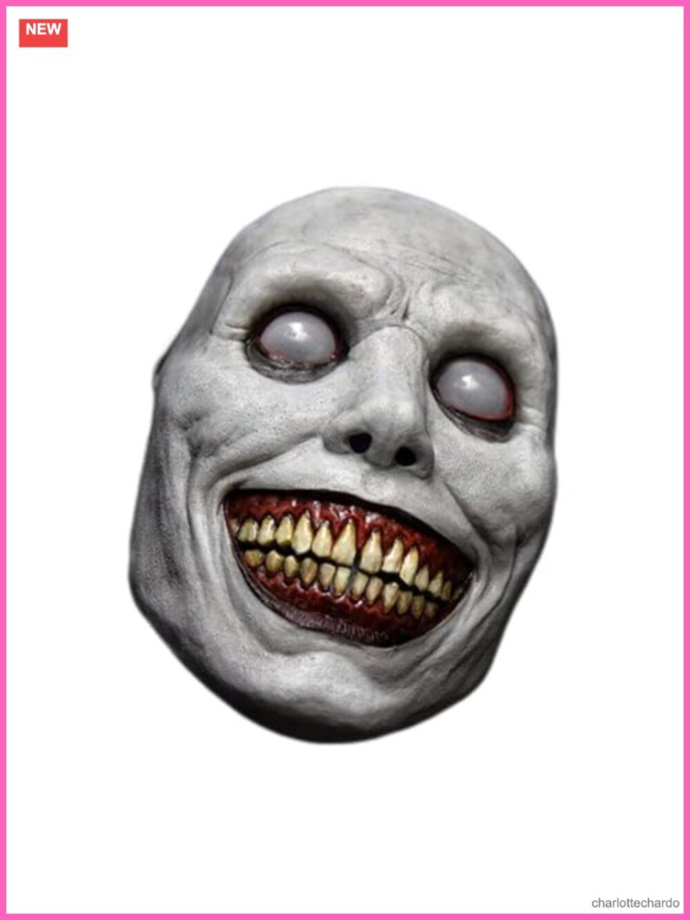 Creepy Smiling Demon Halloween Mask Fabric Cosplay Costume Party